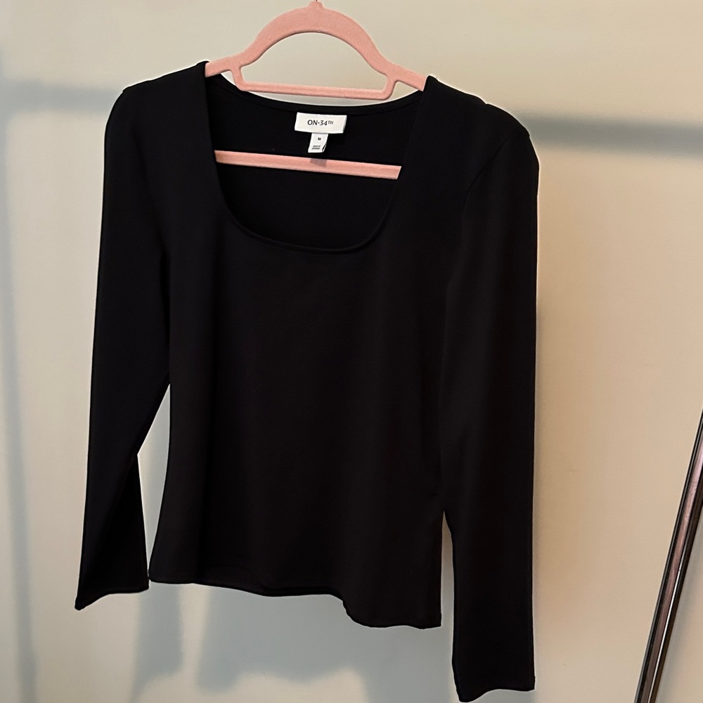Chic Black Long Sleeve Top by ONLILY